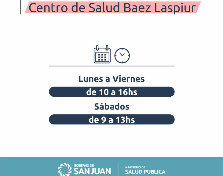 Si tenés que hisoparte en Chimbas mirá los días y horarios de atención 