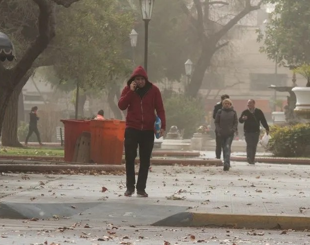 Alerta amarillo por fuerte viento Sur para San Juan
