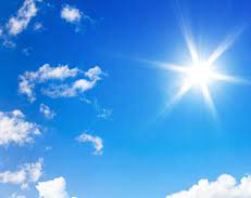 Sábado con temperatura agradable y sol pleno