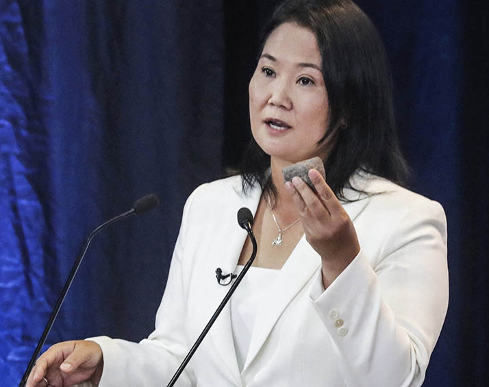 Con el 91% de las actas procesadas, Fujimori se impone a Castillo 