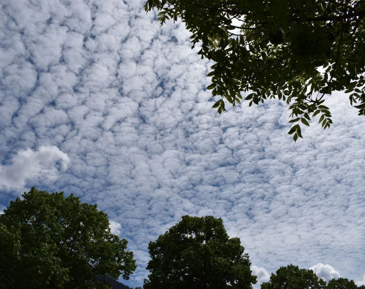 Inicio cálido de la semana con algunas nubes presentes