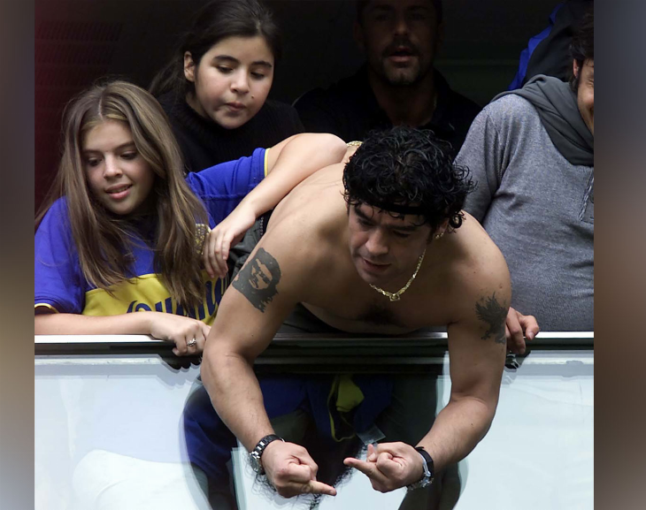 Por el palco de Boca, Gianina y Dalma Maradona enfrentan a Verónica Ojeda