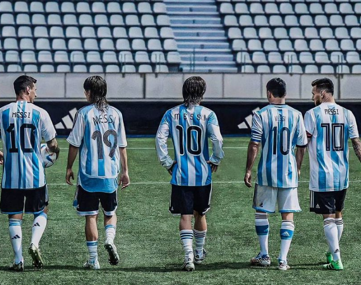 ¡Me vuelvo loco! Adidas  sacó un comercial con 5 Messis en la previa de Qatar