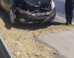 Tres autos chocaron en plena Circunvalación