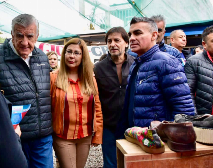 Gioja y Gramajo estuvieron en Caucete y San Martín 