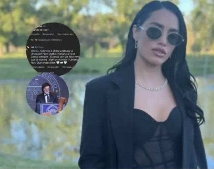 Lali Espósito desmiente rumores luego de pronunciarse en contra de Javier Milei