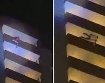 Un hombre disfrazado de Papá Noel cayó 24 pisos en un espectáculo navideño que terminó en tragedia