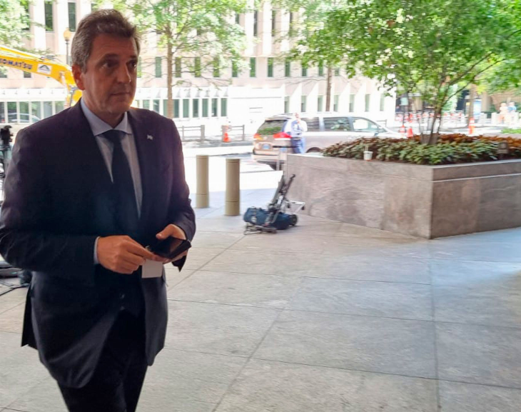 De China a EE.UU: Massa viajará a Washintong para negociar con el FMI