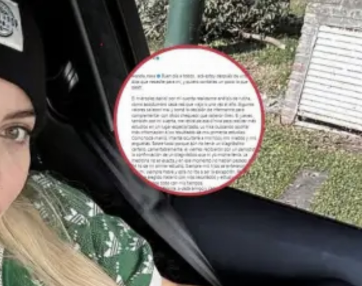 Habló Wanda Nara: el fuerte mensaje sobre su salud