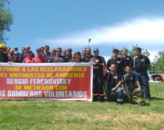 En San Juan, los Bomberos Voluntarios sacan pecho y repudian al Gobierno Nacional