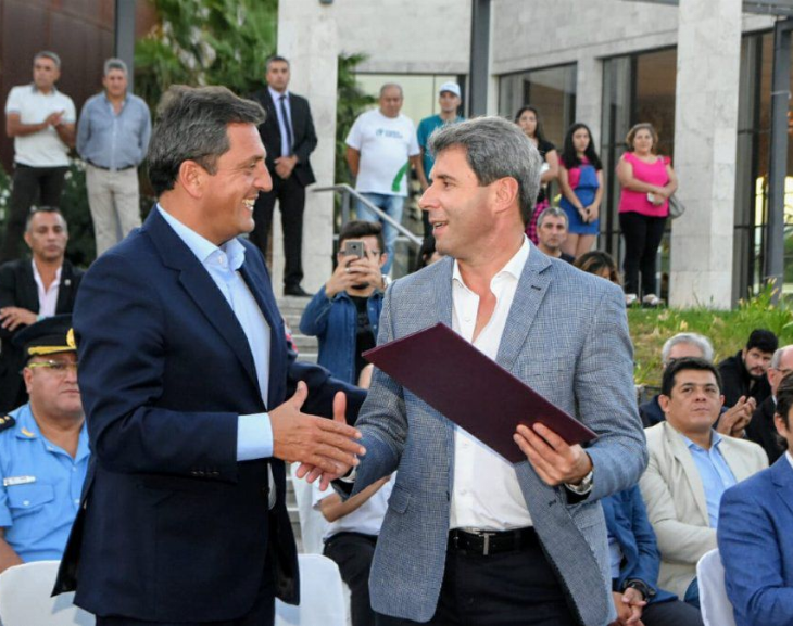 Massa y Meoni llegan a la Provincia