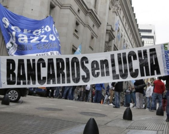 Bancarios van al paro nacional para este jueves