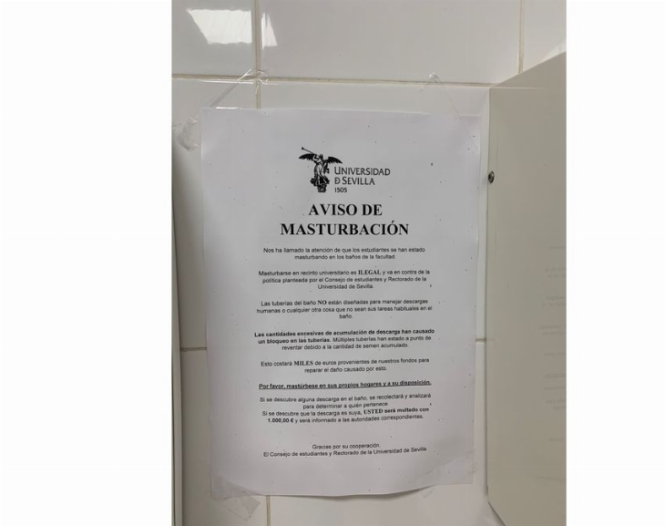 ¿Fake news? Una universidad advierte que sus alumnos se masturban demasiado