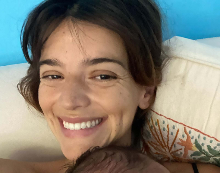 Calu Rivero publicó fotos del nacimiento de su hijo Tao