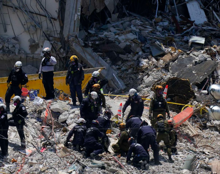 Evacuaron otro edificio en Miami por inminente peligro de derrumbe