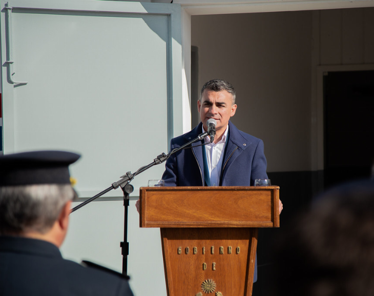 Chimbas cedió el predio y 10 móviles para el nuevo Comando Radioeléctrico Norte