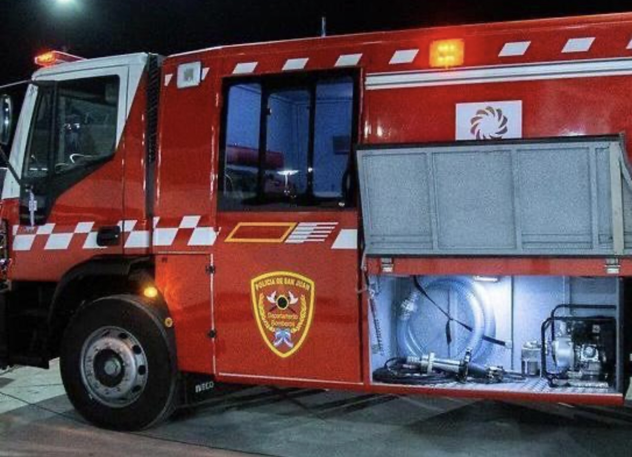 Por un incendio casi se pierde toda la mercadería de una distribuidora 