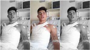 El atleta quemado con agua hirviendo habló y pidió "que se haga justicia"