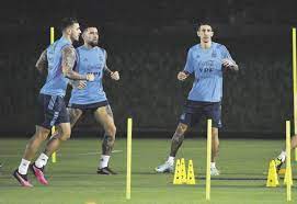 La Selección prueba con Di María y resguardando a los titulares