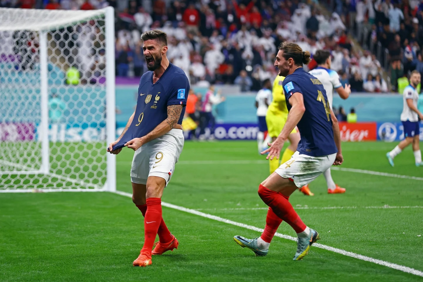 Francia pudo con Inglaterra y es semifinalista 