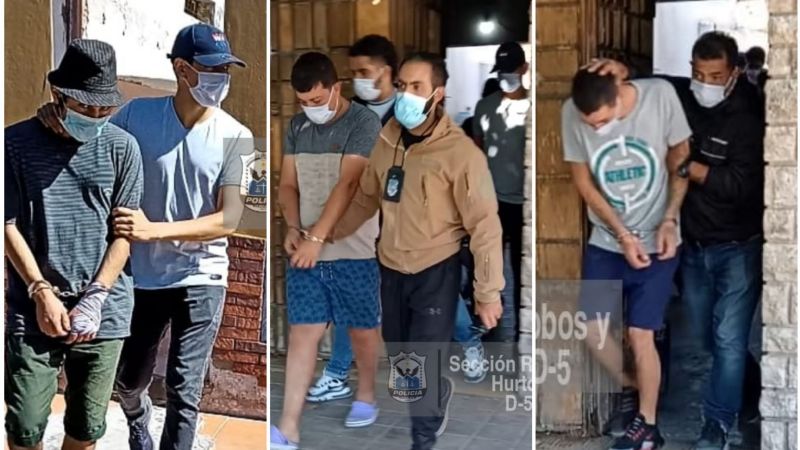 Detuvieron a 8 delincuentes que robaban en Capital y vivían en una casa abandonada