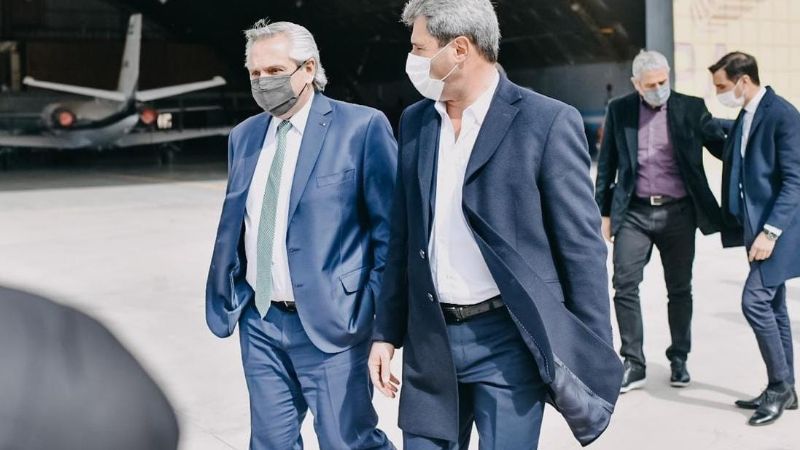 Llega el presidente Alberto Fernández a San Juan