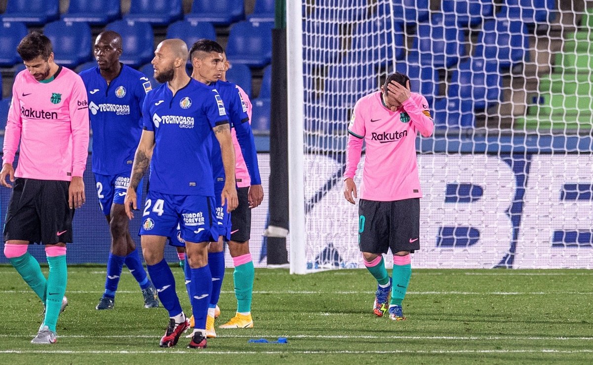 Messi y el Barcelona cayeron con el Getafe