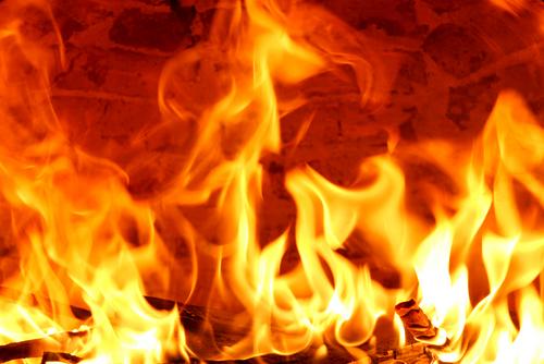 A través de las cámaras descubrieron un incendio en Rawson