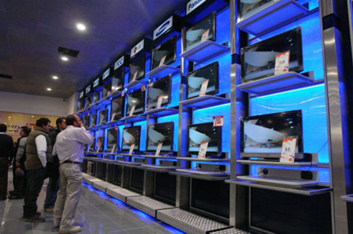 Se activó la venta de televisores por el mundial