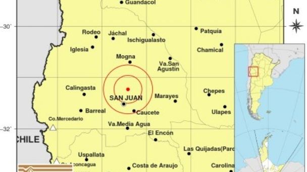 El Lunes arrancó un con intenso sismo en la provincia