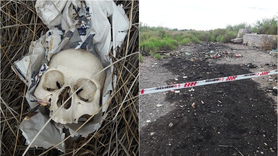 Encontraron restos óseos en un descampado de Rawson
