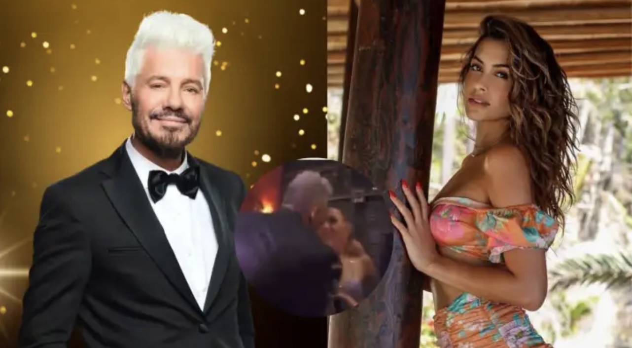 Se filtró el primer beso en público de Marcelo Tinelli y Milett Figueroa