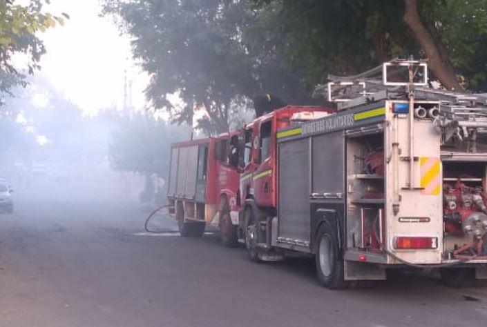 Un incendio afectó la casa de una mujer de 78 años
