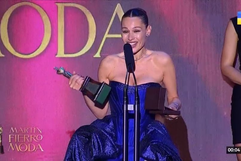 Pampita se llevó el Oro en el Martín Fierro de la Moda 2023