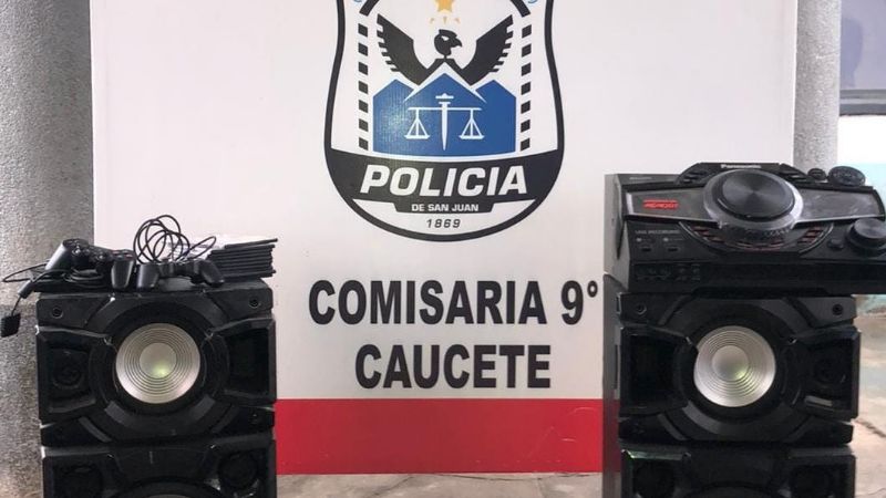 Detuvieron en Caucete a los chicos que entraron en una casa y robaron una Play Station