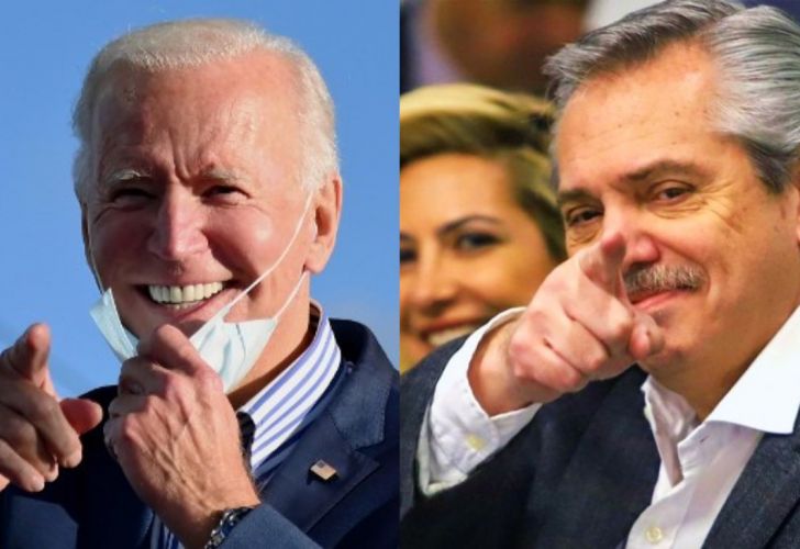 Alberto Fernández saludó al nuevo presidente norteamericano Joe Biden