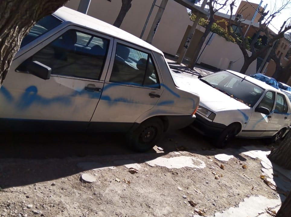 Le pintaron los autos con aerosol y asegura que lo vandalizaron