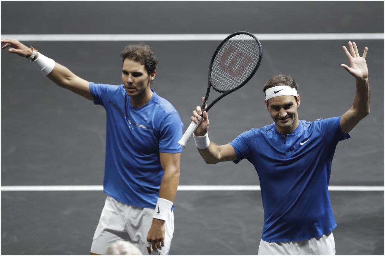 Imponente ovación a Roger Federer en el día de su último partido