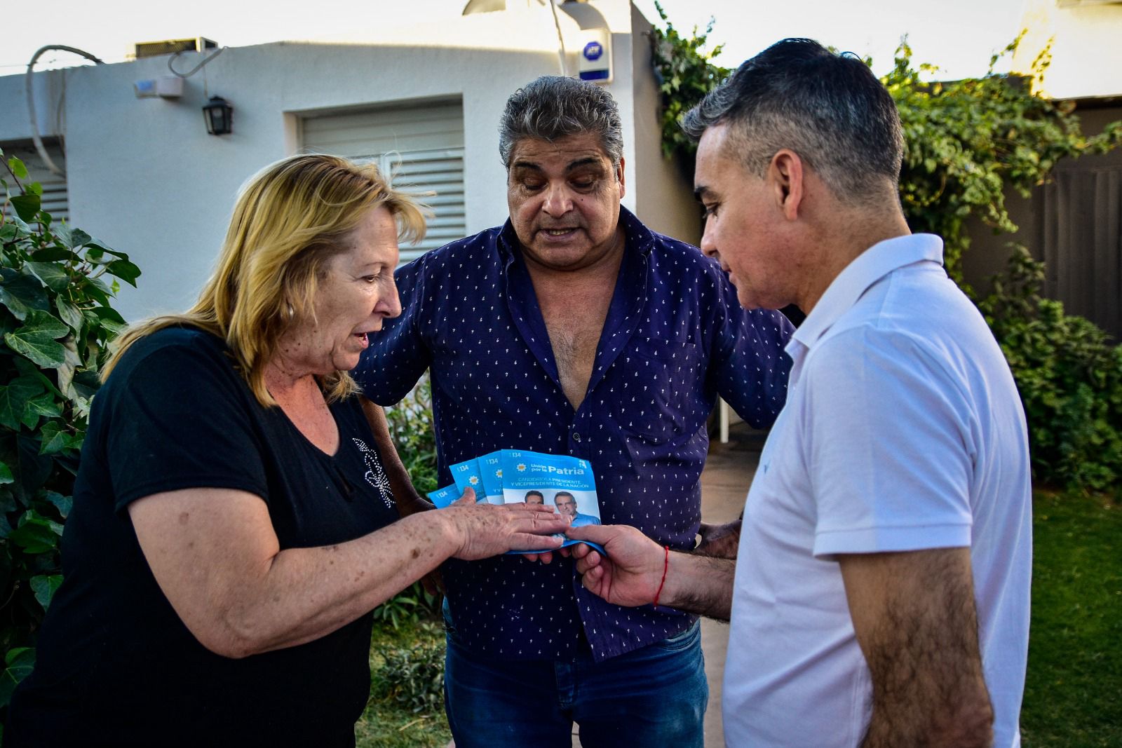 Fabián Gramajo cara a cara con los vecino a días del balotage