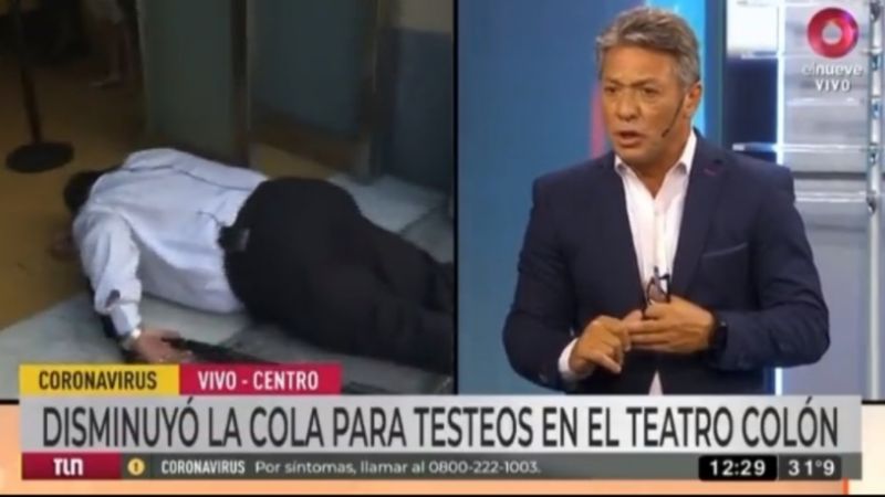 Un cronista se descompensó al aire por las altas temperaturas