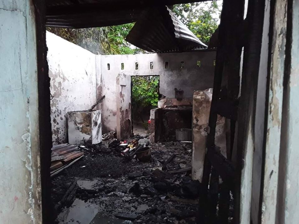 Un hombre murió al incendiarse su casa