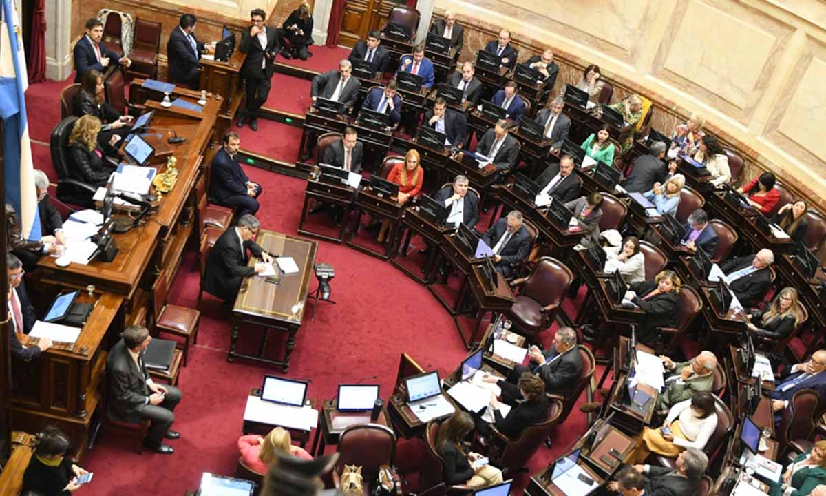 El Senado aprobó el presupuesto sin la oposición que no participó de la sesión