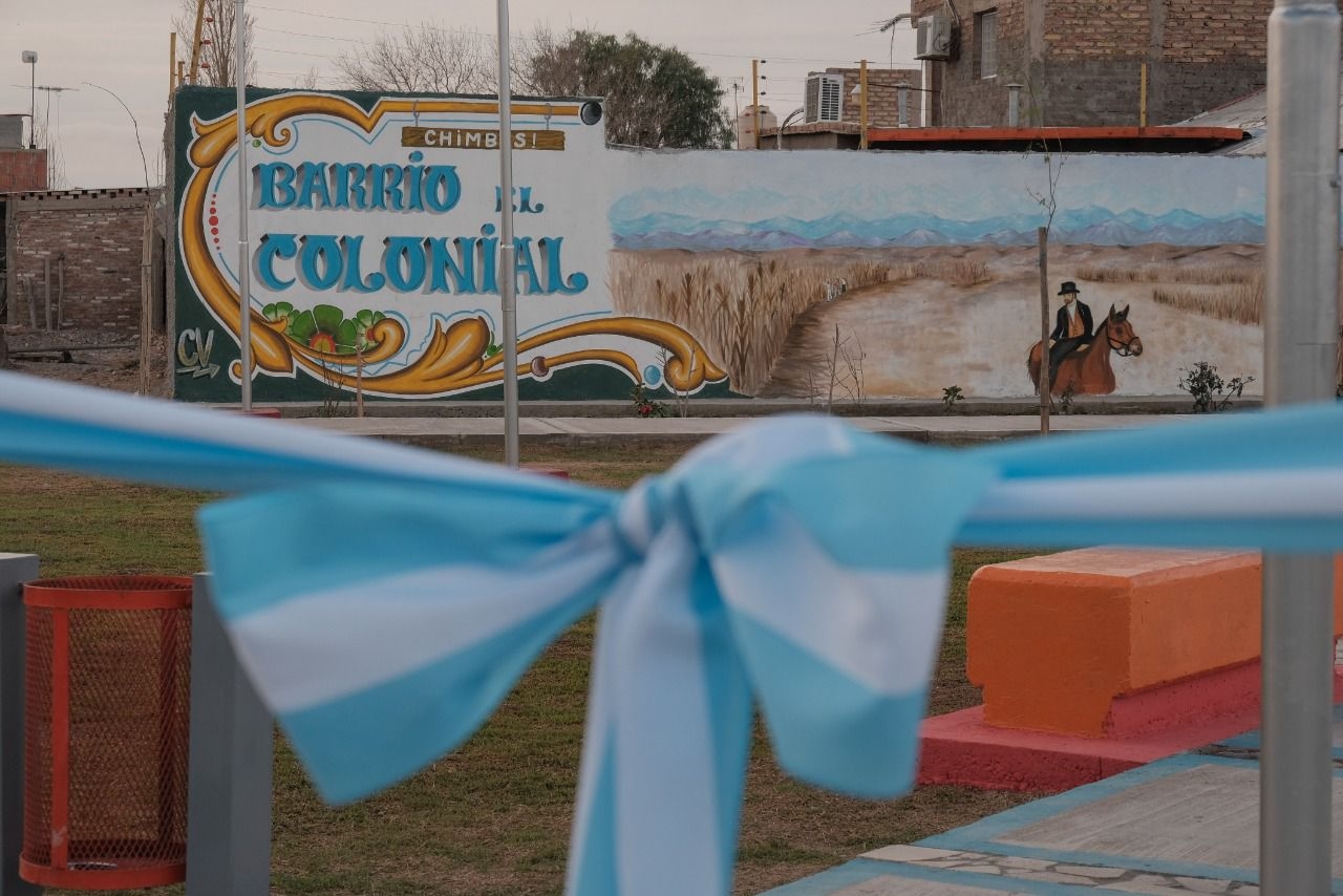 Respetando su historia, en Chimbas pusieron en valor la plaza del Barrio Colonial