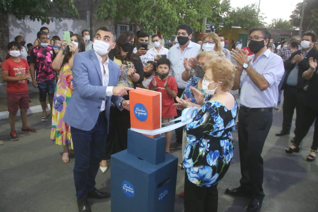 Chimbas celebró el aniversario con inauguraciones
