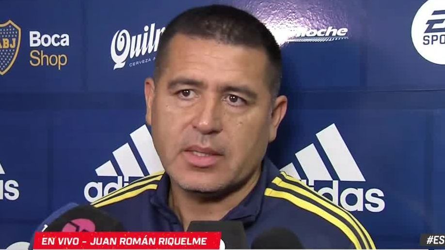 Riquelme, en campaña, pidió "paciencia" a los hinchas de Boca