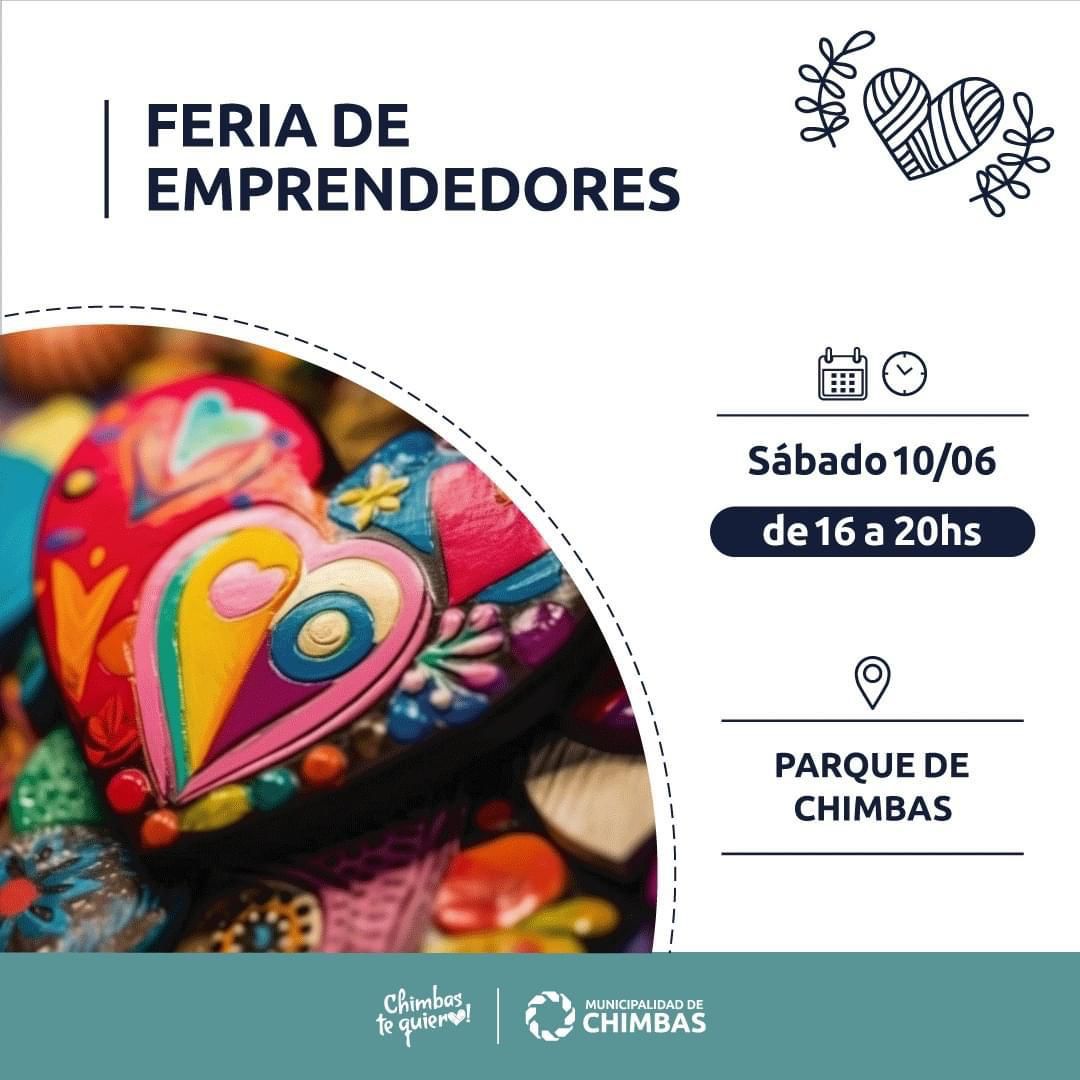 Chimbas organizó una feria de artesanías por la llegada del Día del Padre