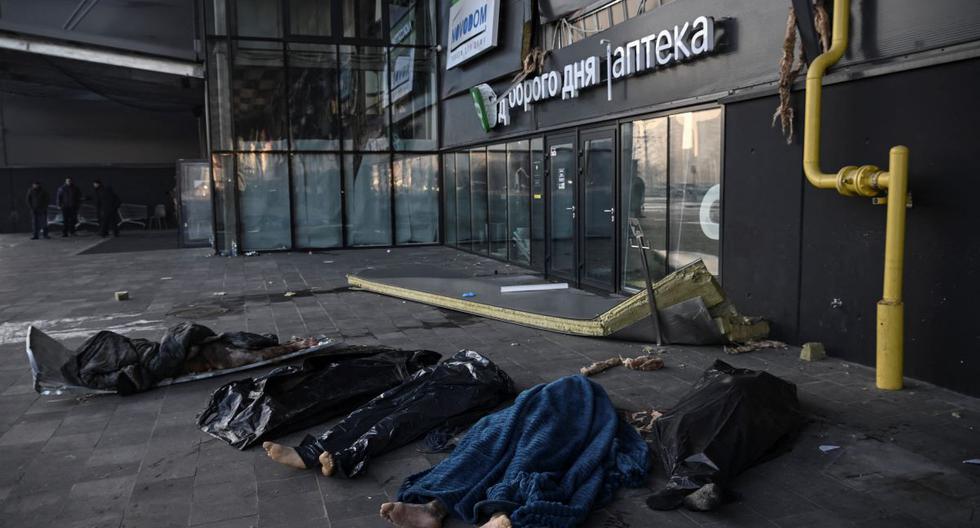 Putin atacó un centro comercial en Kiev y hay al menos ocho muertos