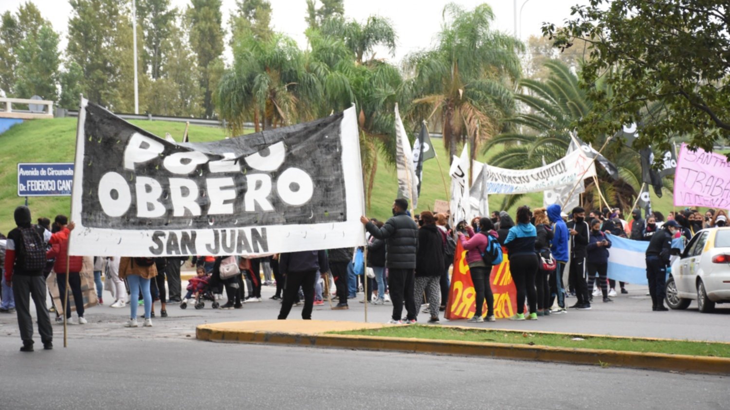 Piqueteros hicieron ruido en el centro uniéndose al reclamo nacional