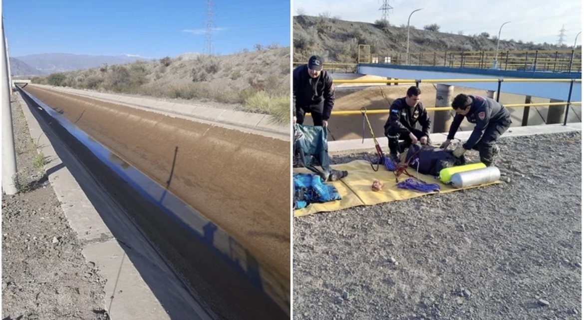 Hallan muerto a un hombre en un canal: se trata de Carrizo