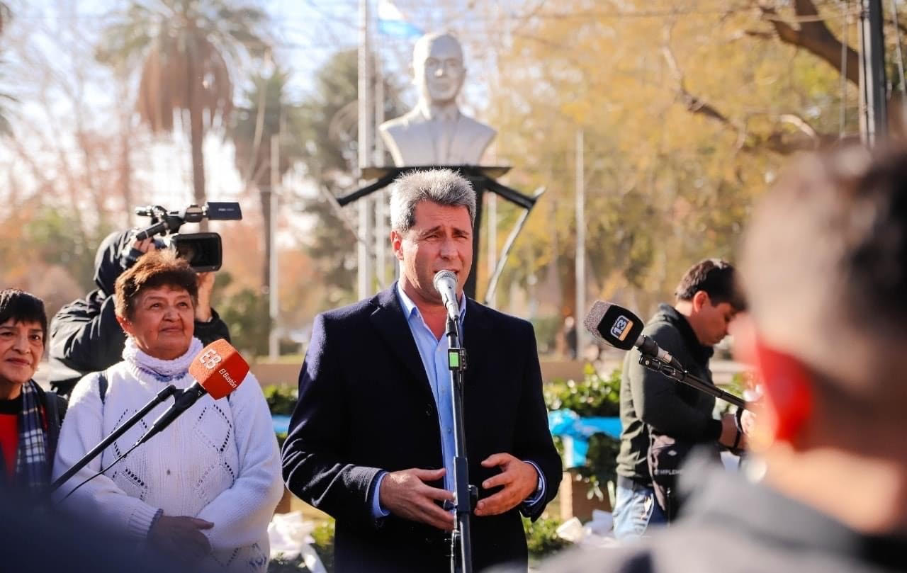Uñac, en el acto de Perón: "El año que viene, el Frente de Todos va a ganar en San Juan"